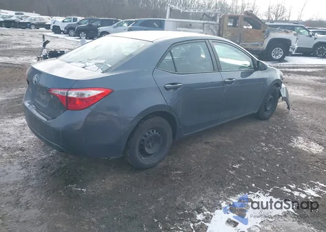 2016 Toyota Corolla L из США, поврежденный, VIN 2T1BURHEXGC706734